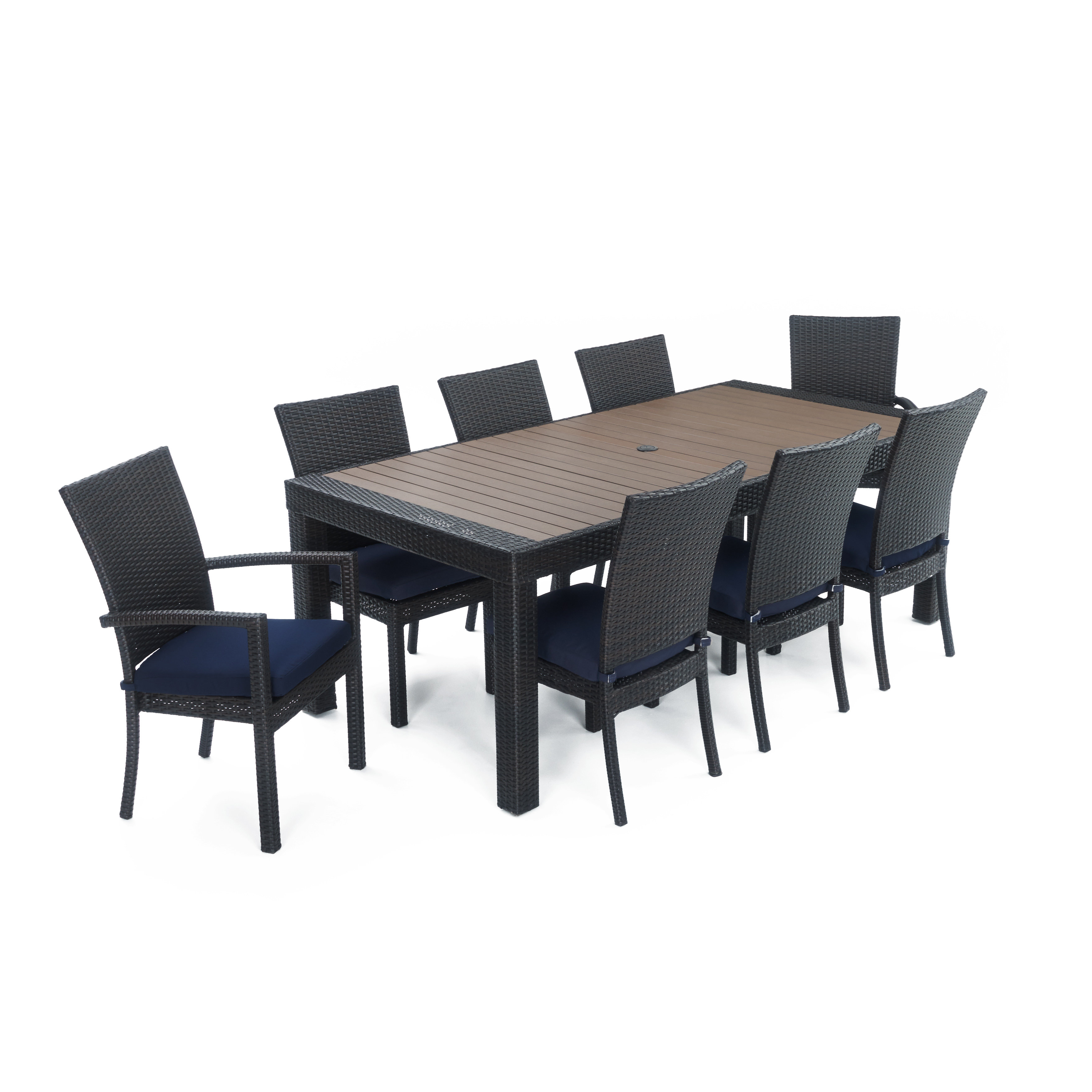 Northridge 9 Piece Sunbrella Dining Set With Cushion Reviews Northridge 9 Piece Sunbrella Dining Set With Cushion Reviews Allmodern