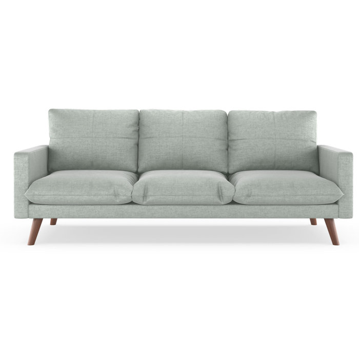 Everett Sofa Mod Velvet Silver Grey