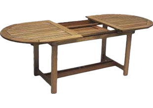 Oval Patio Tables You Ll Love Wayfair Bridgepointe Eucalyptus Dining Table