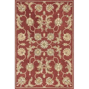 Fairfield Hand-Tufted Red/Gold Area Rug