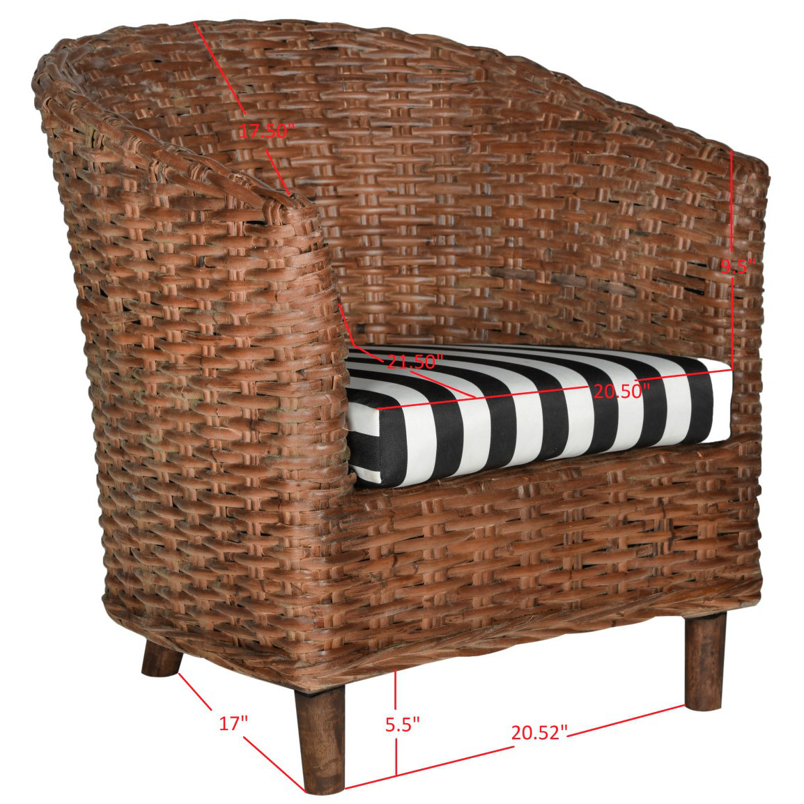 Breakwater Bay Perth Barrel Chair & Reviews Wayfair