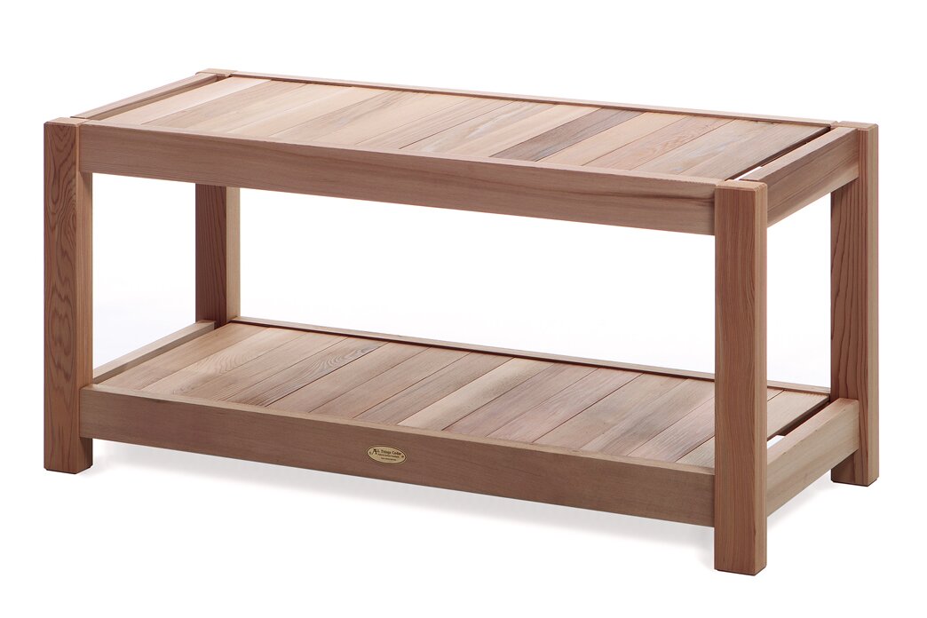 All Things Cedar Wood Sauna Bench And Reviews Wayfair