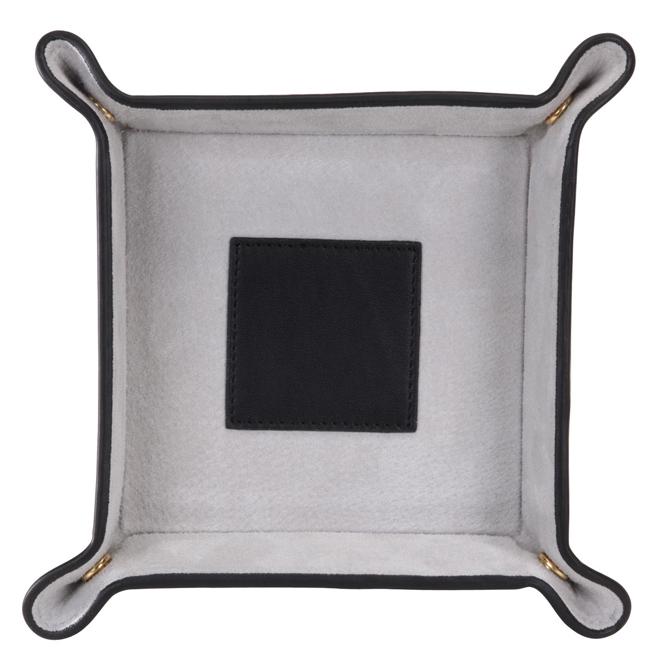 Royce Leather Suede Lined Genuine Leather Travel Valet Jewelry Tray