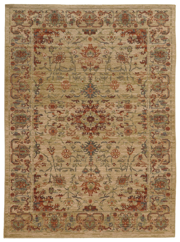 Tommy Bahama Home Tommy Bahama Vintage Beige / Multi Oriental Rug
