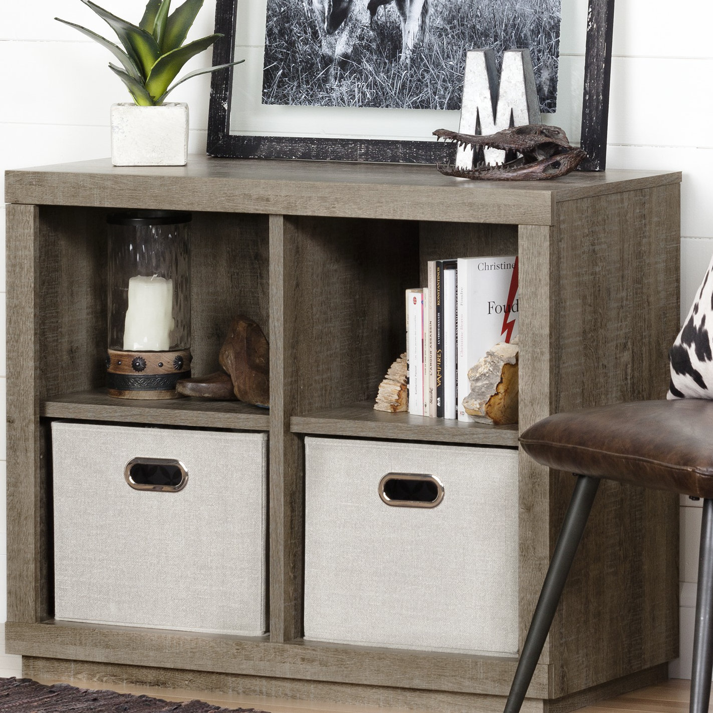 South S Kanji 4 Cube Shelving Unit 30 Standard Bookcase Kanji 4 Cube Shelving Unit 30 Standard Bookcase