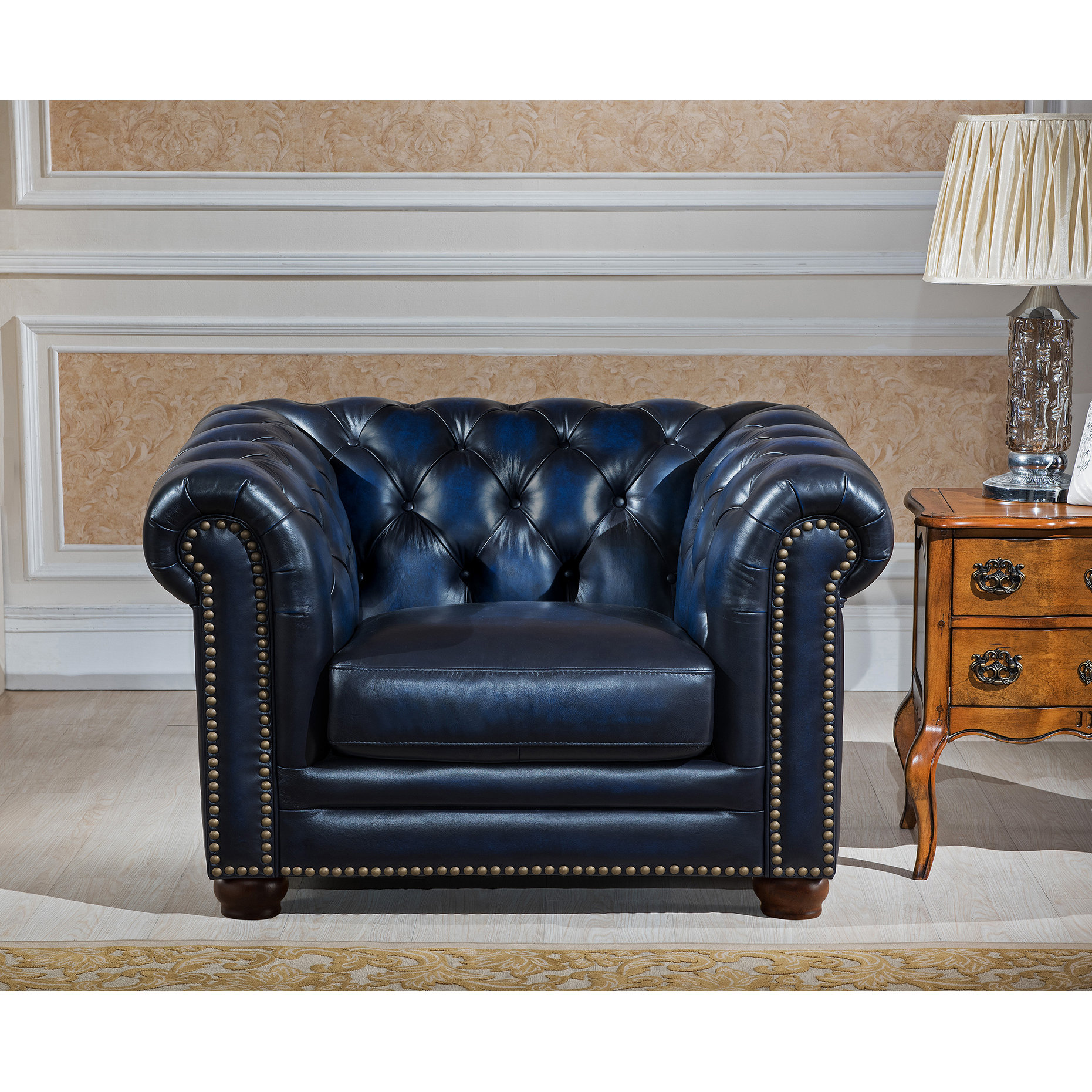 Chesterfield Leather Sofa Made In Usa Centerfieldbarcom