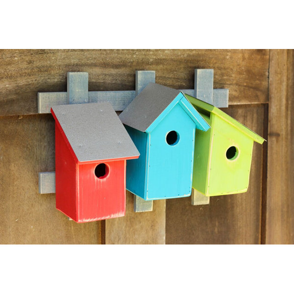 Heartwood Trellis Trio 16 in x 11 in x 6 in Birdhouses & Reviews Wayfair