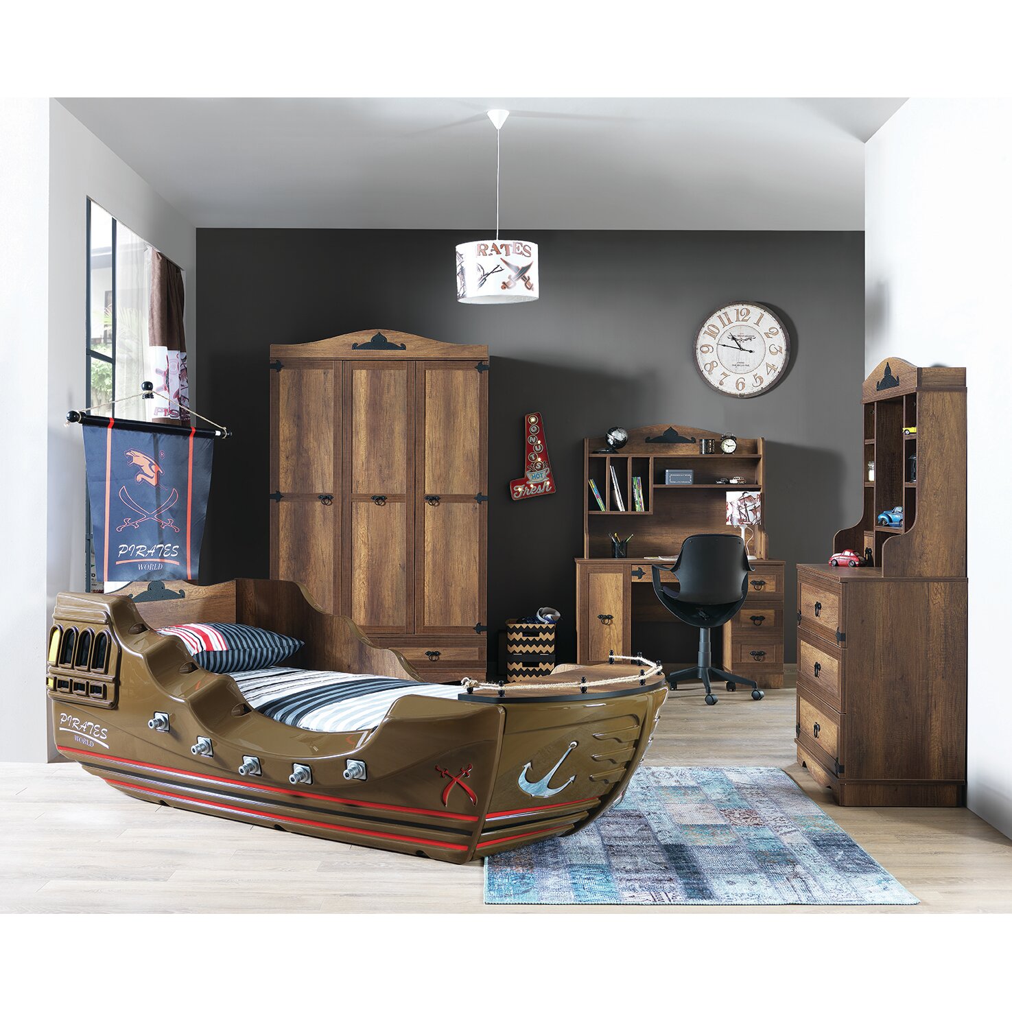 pirate ship twin bed