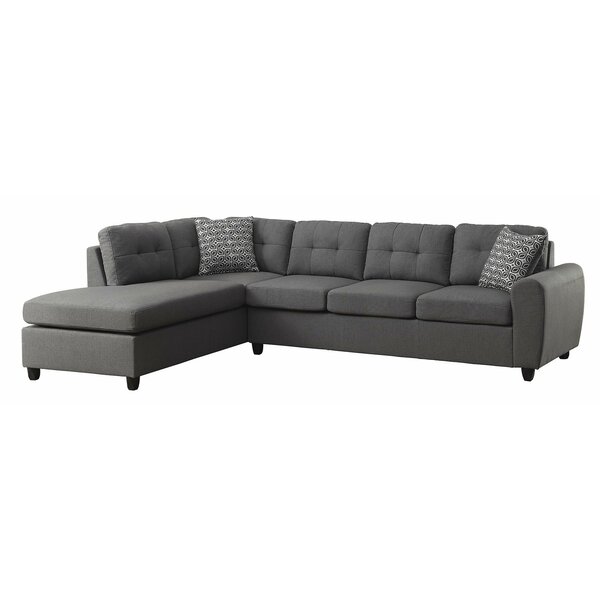 Infini Furnishings Reversible Chaise Sectional Reviews Wayfair   Reversible Chaise Sectional 