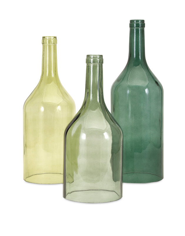 Trisha Yearwood Home Collection Persimmon 3 Piece Cloche Bottle Set