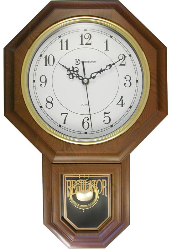 Artistic Products Essex Pendulum Wall Clock & Reviews Wayfair
