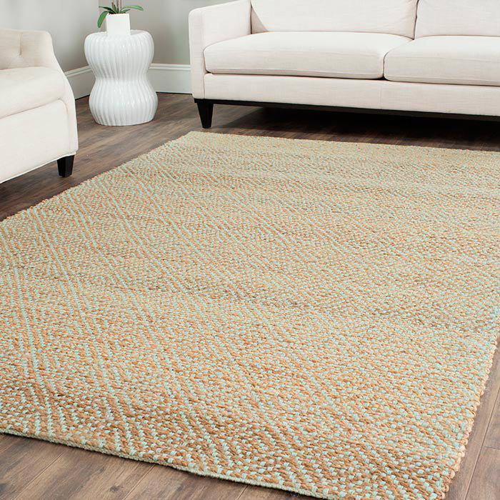 Beachcrest Home Richmond Natural/Mint Green Indoor Area Rug & Reviews