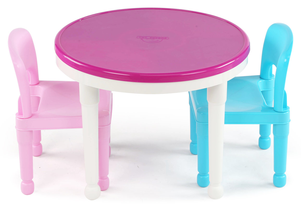 Tot Tutors Kids' Piece Round Table And Chair Set Reviews Wayfair - Defaultname tot tutors kids' piece round table and chair set reviews wayfair - defaultname