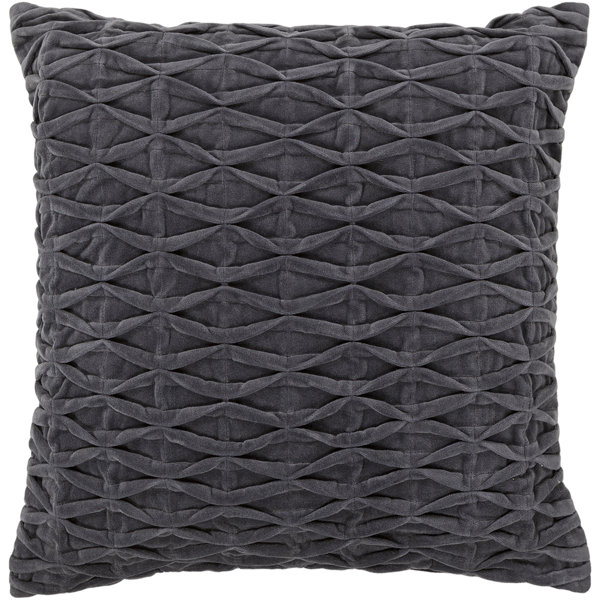 Chandra Textured Contemporary Cotton Throw Pillow & Reviews Wayfair