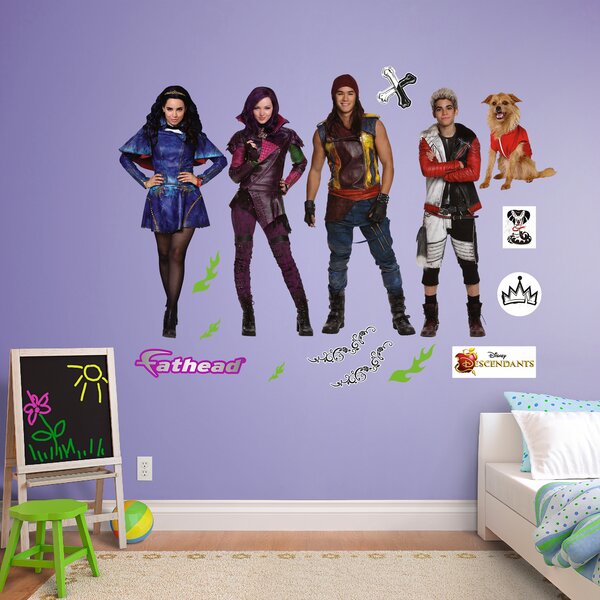 Fathead Disney Descendants Peel and Stick Wall Decal & Reviews | Wayfair