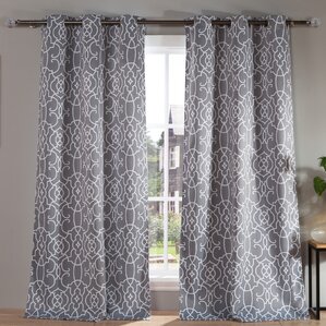 Gray & Silver Curtains & Drapes | Birch Lane