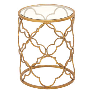 Gold End & Side Tables 