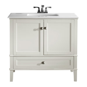 Bathroom Vanitiy bathroom vanities by component Oberlin 36 Single Bathroom Vanity Set Bathroom Vanitiy 72 alcott bamboo double vanity for undermount sinks Oberlin 36 Single Bathroom Vanity Set