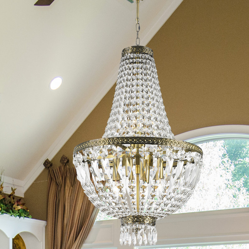 Worldwide Lighting Metropolitan 6Light Empire Chandelier & Reviews