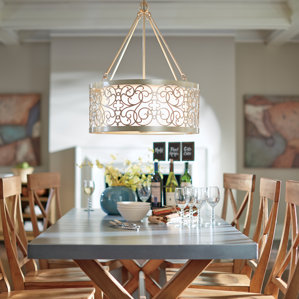 drum pendants you'll love | wayfair drum pendants you'll love | wayfair