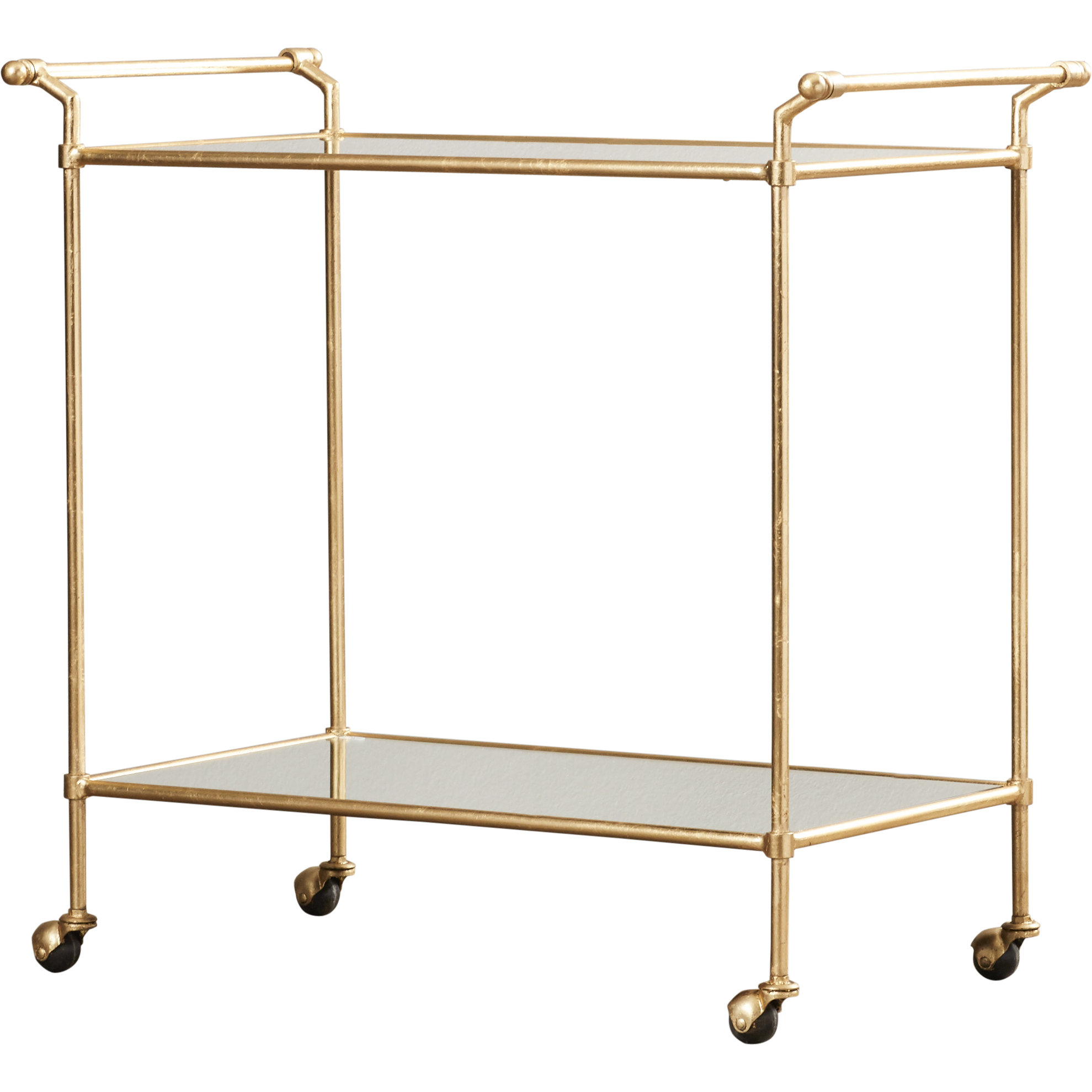 Felicity Mirrored Bar Cart & Reviews Joss & Main