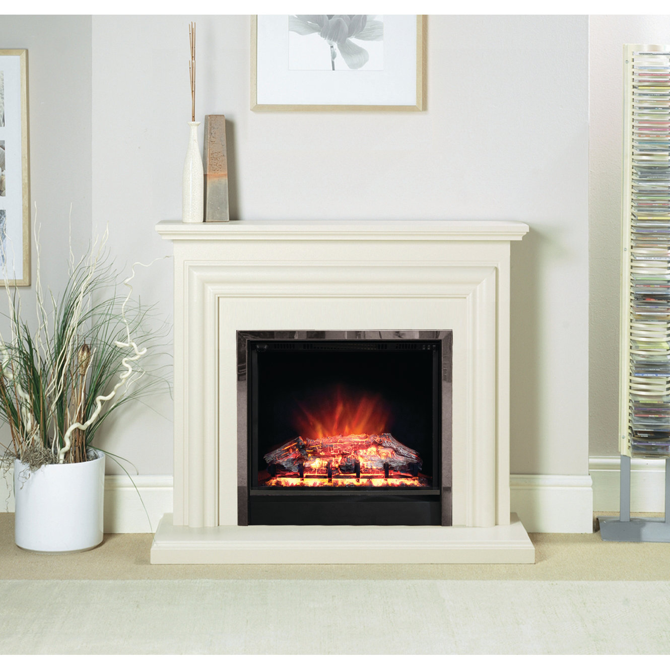 BeModern Carina Eco Electric Fireplace & Reviews Wayfair.co.uk