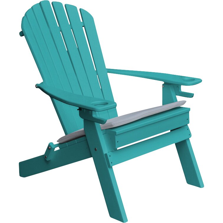 A&amp;L Furniture Adirondack Chair with Cup Holder &amp; Reviews ...