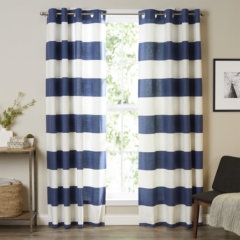 nautica nautica cabana stripe curtain panels & reviews | wayfair nautica nautica cabana stripe curtain panels & reviews | wayfair
