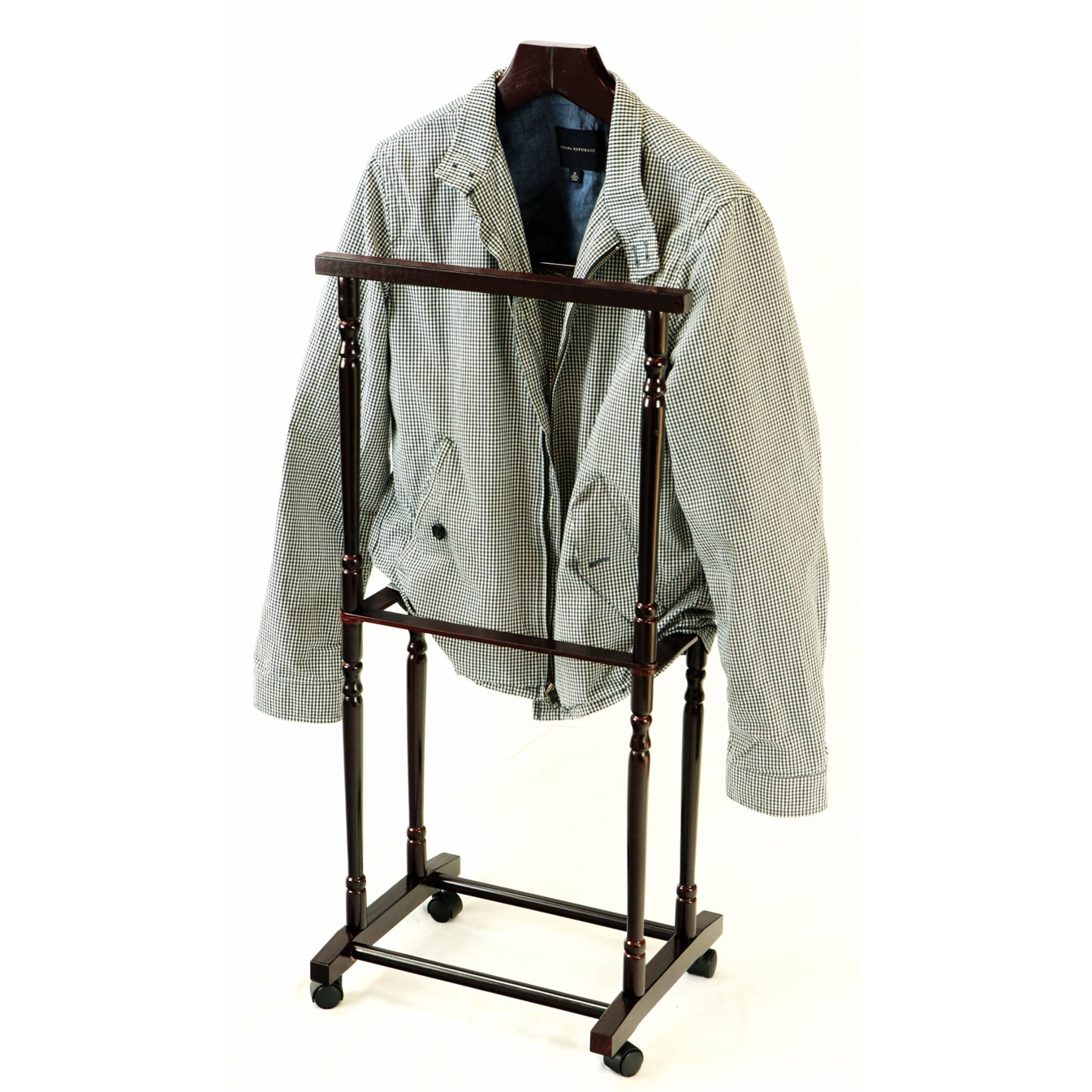 Mega Home Men Suit Valet Stand with Suit Hanger & Reviews Wayfair