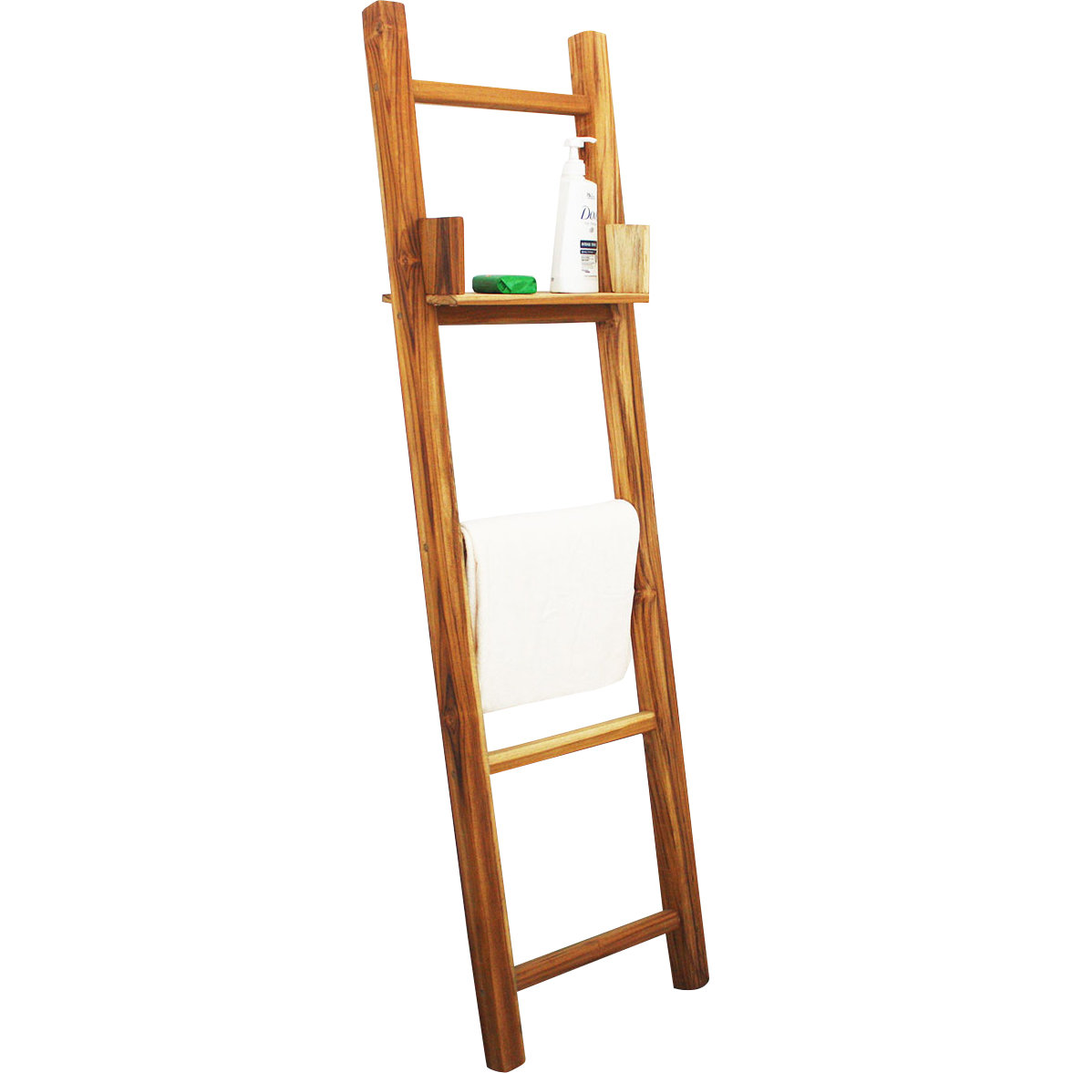 Strata Furniture Wall Mounted 18"W x 64"H Decorative Ladder & Reviews