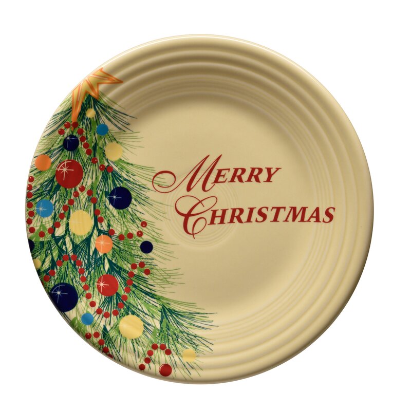 Fiesta Merry Christmas Plate & Reviews Wayfair