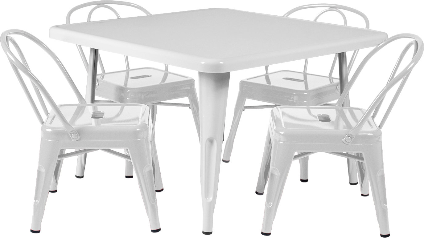 Modern Writing Kids' Table Chair Sets Allmodern - Rigoberto Kids Square Table modern writing kids' table chair sets allmodern - rigoberto kids square table