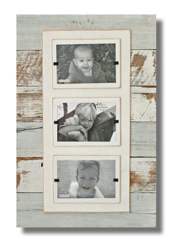 Beach Frames Cape Cod Triple Picture Frame & Reviews | Wayfair