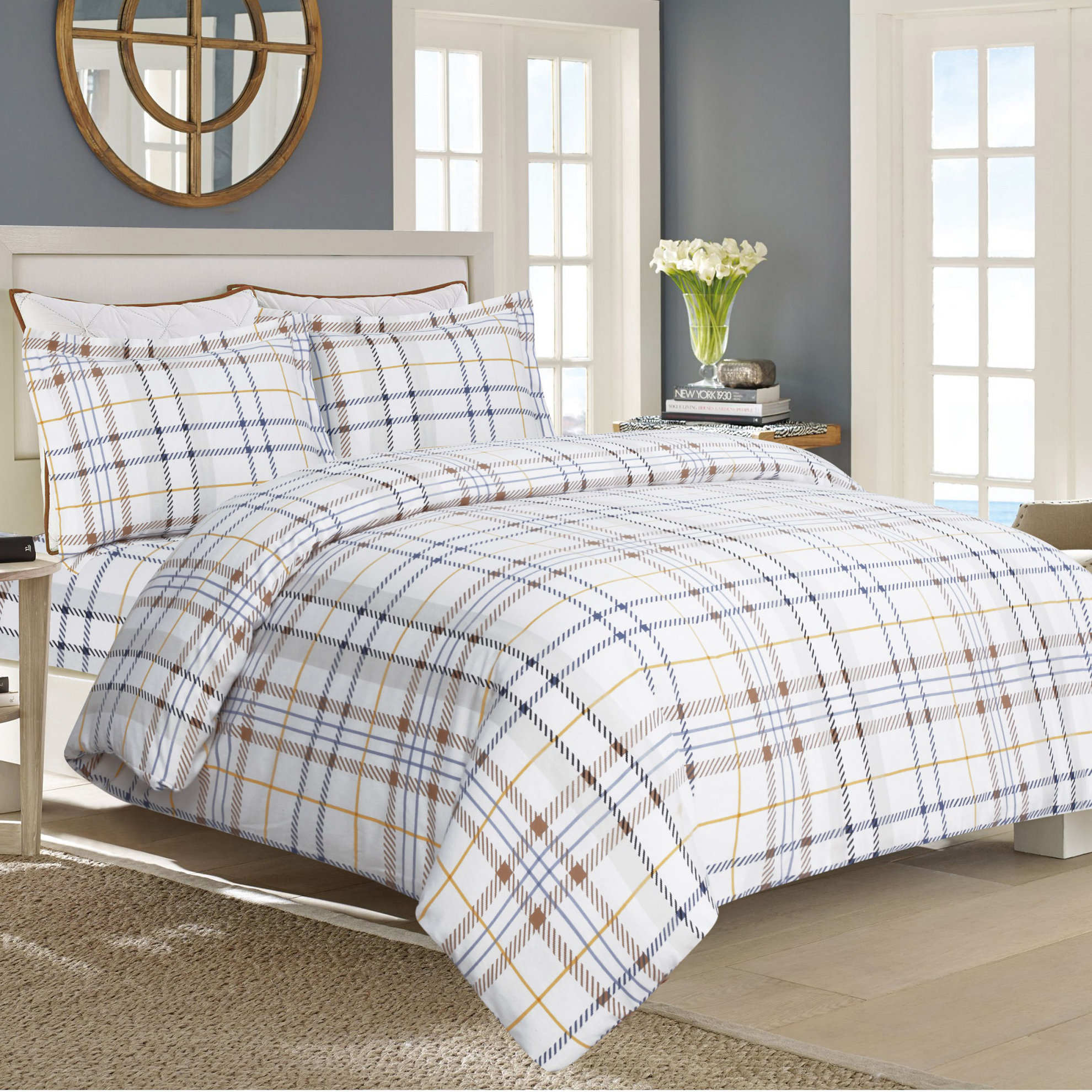 Tribeca Living Flannel Sheet Set & Reviews Wayfair