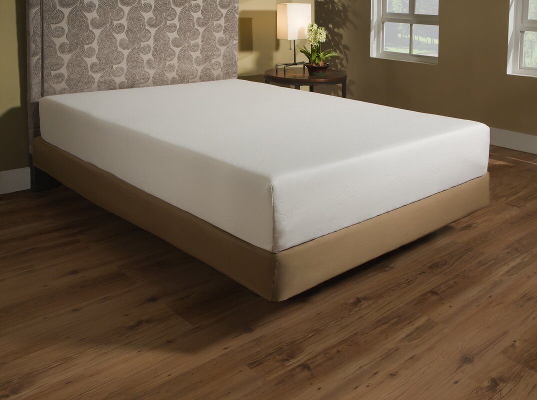 independent sleep 10 plush memory foam mattress