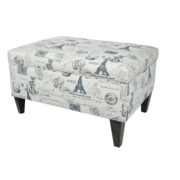 MJLFurniture Brooklyn Square Legged Storage Ottoman & Reviews Wayfair