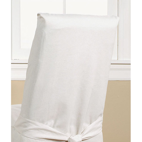 Sure Fit Cotton Duck Full Length Dining Room Chair Slipcover & Reviews Wayfair