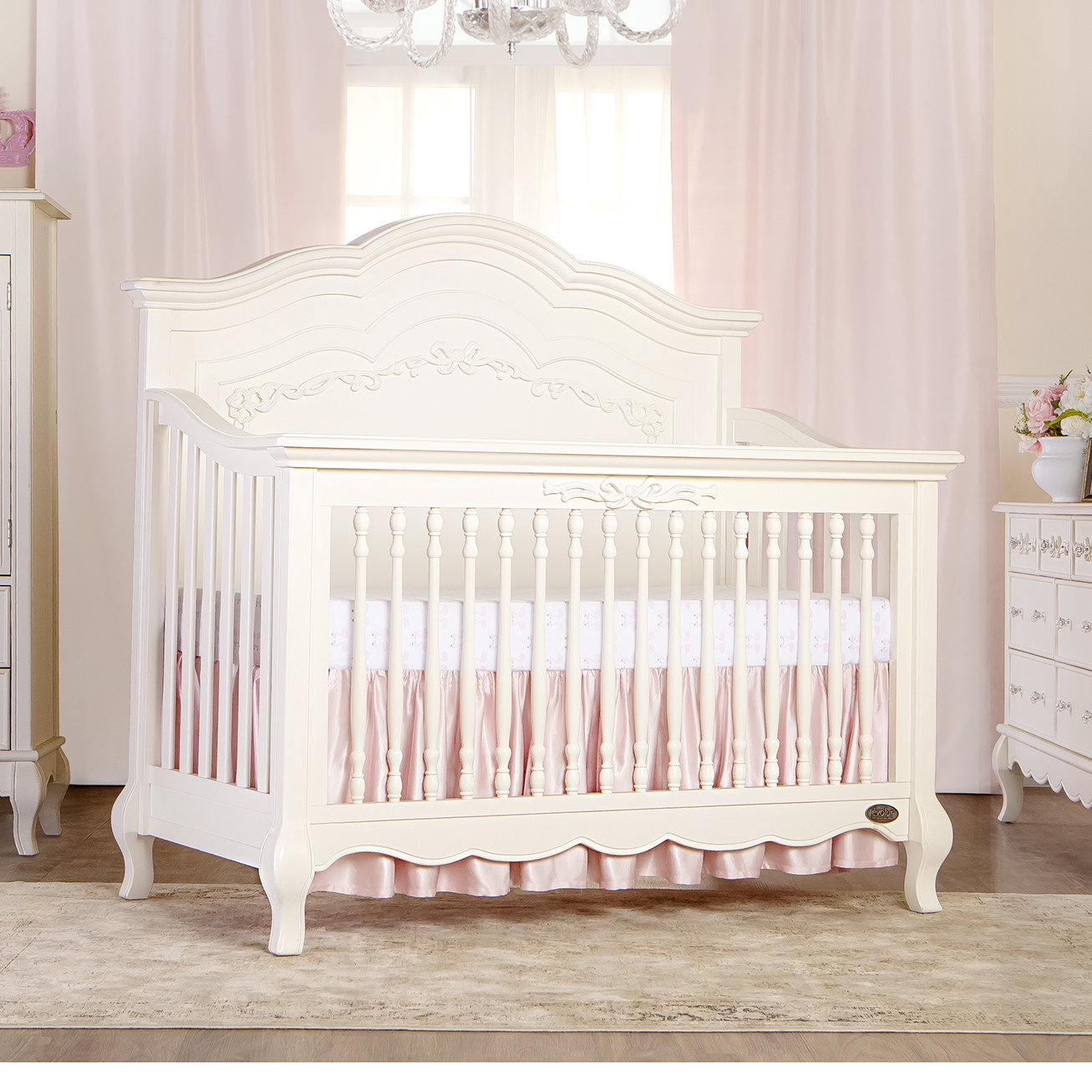 Evolur Aurora 5in1 Convertible Crib & Reviews Wayfair