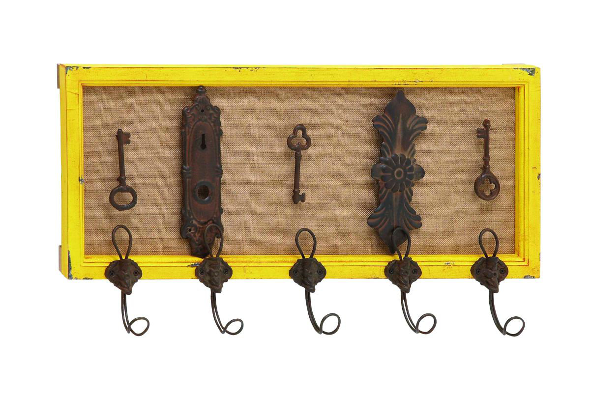 Cole & Grey Wood/Metal Wall Mounted Coat Rack & Reviews Wayfair