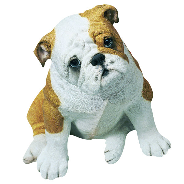 Sandicast Life Size Bulldog Pup Figurine & Reviews Wayfair