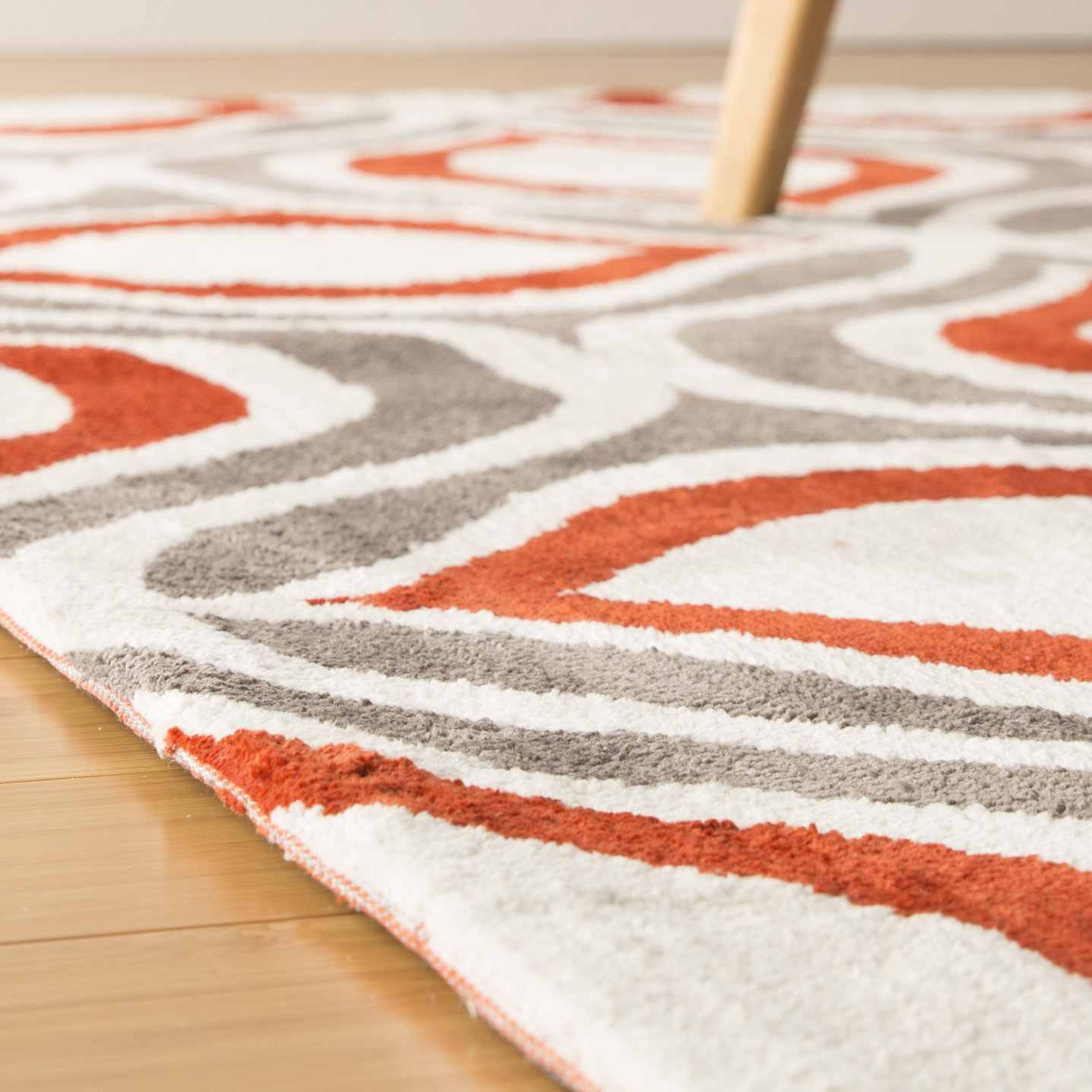 Noam HandTufted Beige/Gray/Red Area Rug & Reviews AllModern