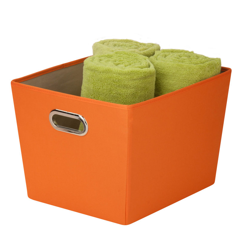 Honey Can Do Decorative Storage Bin with Handle & Reviews Wayfair