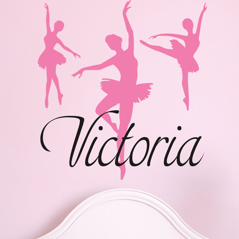 Alphabet Garden Designs Personalized Dance Wall Decal & Reviews Wayfair