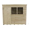 Home Essence Overlap Pent 6 Ft. W x 4 Ft. D Wooden Bike 