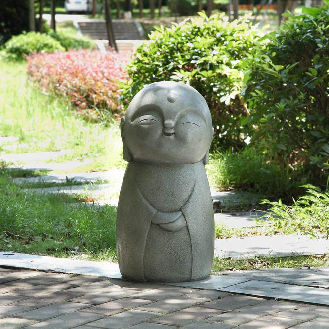 HiLine Gift Ltd. Smiling Lucky Japanese Jizo Statue & Reviews Wayfair