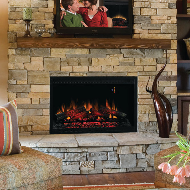 Classic Flame 36" BuiltIn Wall Mount Electric Fireplace Insert