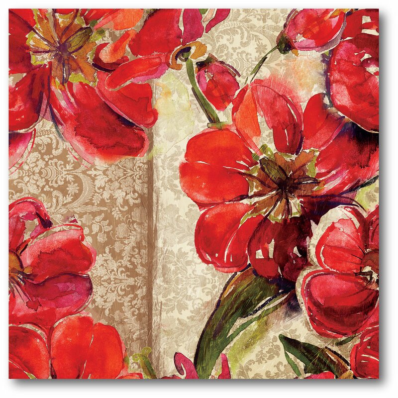 Courtside Market Flowers I Painting Print on Wrapped Canvas & Reviews ...
