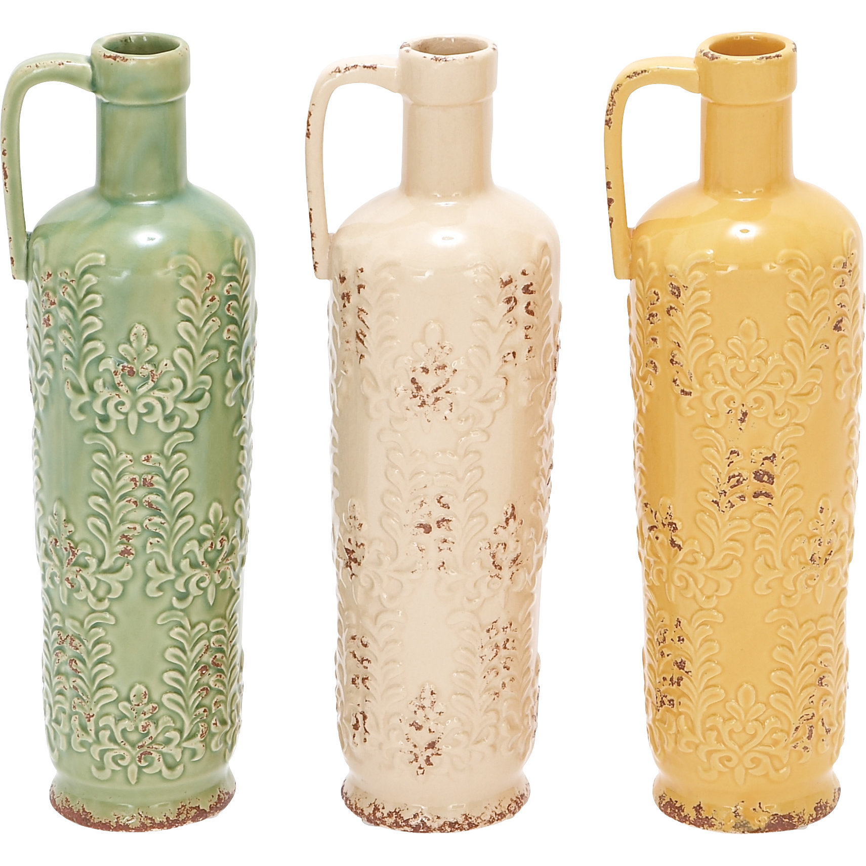 3 Piece Ceramic Vase Set & Reviews Birch Lane