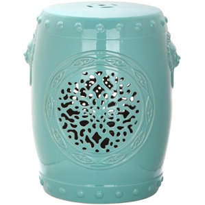 Blue Garden Stool Blue Garden Stool