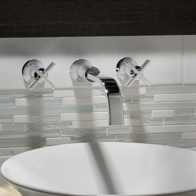 American Standard Berwick Wall Mounted Bathroom Faucet ...